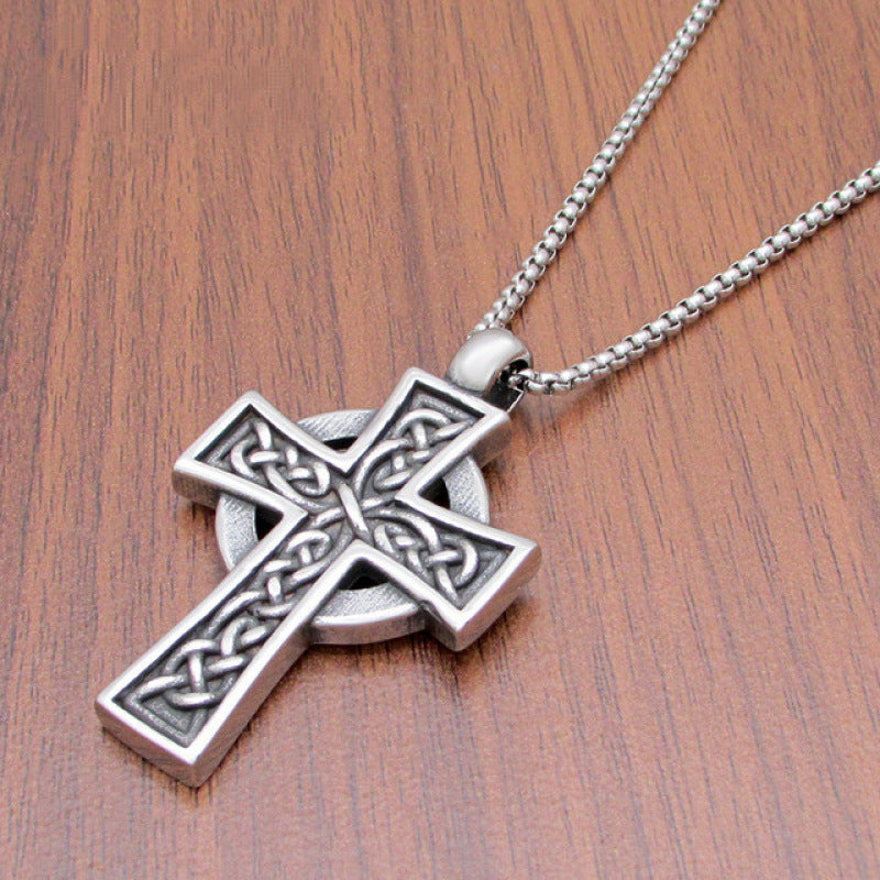 Wholesale Retro Viking Celtic Knot Cross Pendant